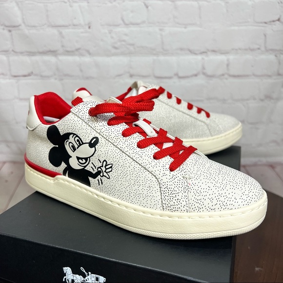 disney mickey mouse x keith haring clip low top sneaker